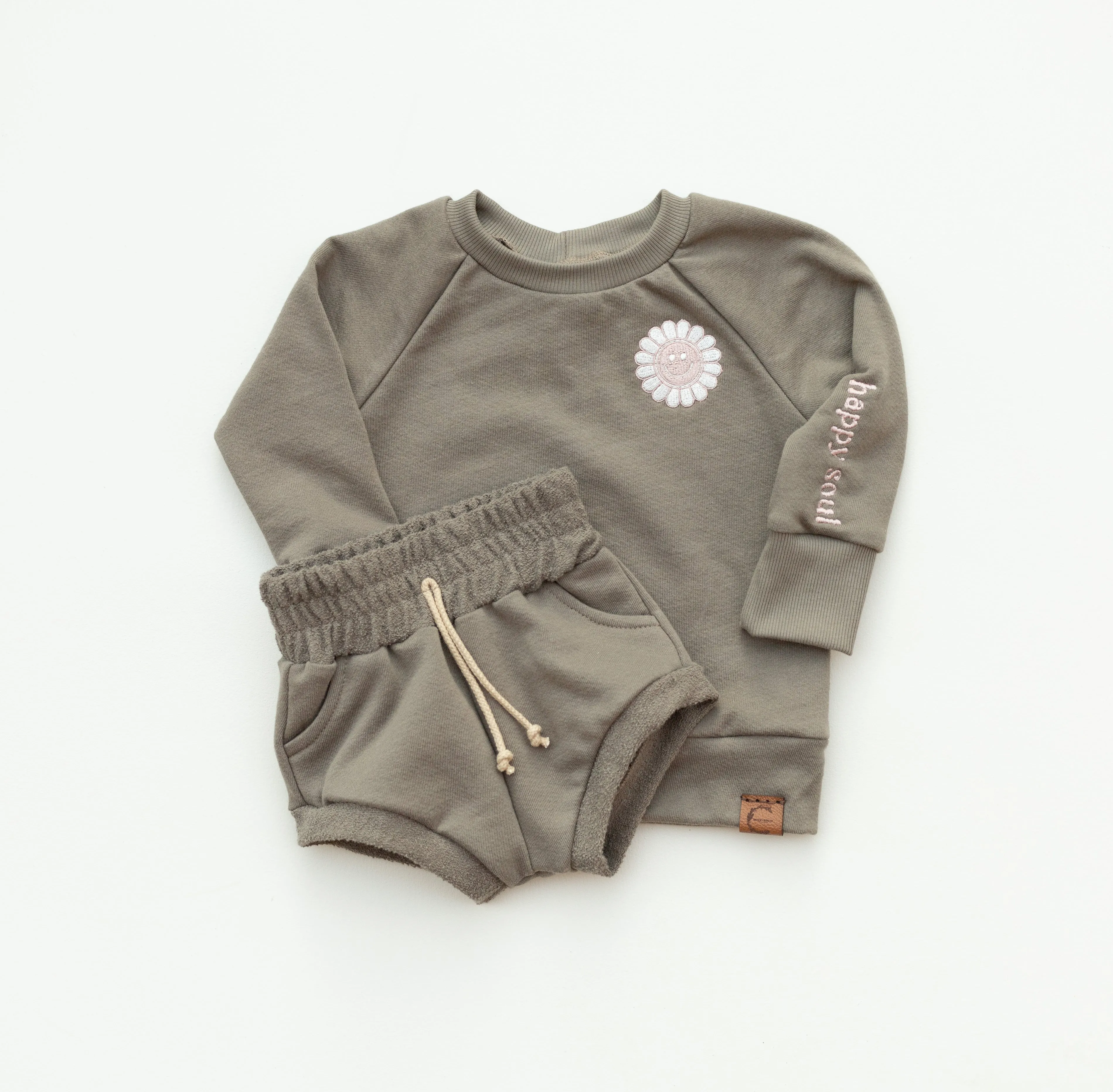 Taupe Organic Shorties